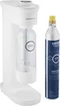Produktbild: GROHE Blue Fizz Wassersprudler, Advanced Starter Set, inkl. 1 Trinkflasche und 1x CO?, weiß (31945L00)