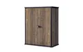 Produktbild: Keter Signature Gartenschrank aus wetterfestem Kunststoff mit Metallverstärkung 1400 Liter Stauraum, abschließbar, Walnuss Holz-Design