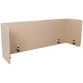 Produktbild: Mid.you Trennwand, Beige, Metall, Kunststoff, Textil, 160x40x2 cm, Hohenstein, Oeko-Tex® Standard 100, Arbeitszimmer, Bürozubehör