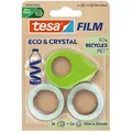 Produktbild: TESAfilm Eco & Crystal, 10m x 19mm, Blister 2er-Pack + Mini-Abroller