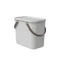 Produktbild: Rotho Albula Aufbewahrungsbox 25l mit Deckel, Kunststoff (PP recycelt), weiss, 25l (40.0 x 23.5 x 34.0 cm), Nicht zutreffend