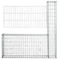 Produktbild: Estexo - Gabionen Mauer Gartenzaun 140x150 Cm Gabione Steinkorb Rankgitter Draht Gitter