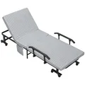 Produktbild: Klappbett Gästebett Sessel mit 5-stufig verstellbarer Rückenlehne Refurbished