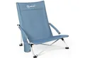 Produktbild: HOMECALL Klappstuhl Strandliegestuhl Klappbar leicht niedriger Strandstuhl Campingstuhl (1 St), Bequeme Rückenlehne, Gepolsterte Armlehnen, bis 120 kg