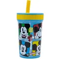 Produktbild: Stor WIEDERVERWENDBARER KINDERBECHER MIT SILIKONSTROHHALM 465ML | MICKEY MOUSE FUN-TASTIC