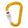 Produktbild: PETZL - Screw-Lock Karabiner Attache - Öffnung 23 mm, Gelb, Birnenförmiger