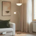 Produktbild: Lindby Stehlampe Elaina (Modern) in Gold/Messing aus Metall (2 flammig, E27) - Deckenfluter Stehleuchte Floor Lamp Standleuchte Wohnzimmerlampe Wohnzimmerleuchte