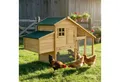 Produktbild: Zooprinz Hühnerstall Komfort mit Auslauf und Nistkasten, Bitumendach, Massives Kiefernholz