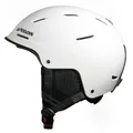Produktbild: Airtracks Strong SP-S210 Skihelm Snowboardhelm für Herren und Damen Ski Snowboard Helm mit Ventilationssystem stufenloser Anpassung Farben Matt Schwarz Weiß Grau (Weiß, L(58cm-61cm))