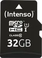 Produktbild: INTENSO 3423480 - MicroSDHC-Speicherkarte 32GB, Intenso Class 10, UHS-1
