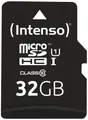 Produktbild: Intenso Micro SD / TransFlash Micro SD Card 32GB UHS-I inkl. SD Adapte