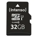 Produktbild: Intenso microSD 32GB UHS-I Premium Speicherkarte inkl. SD-Adapter Datenspeicher