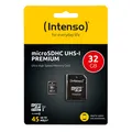 Produktbild: INTENSO Klasse 10 UHS-1, Micro-SD Speicherkarte, 32 GB