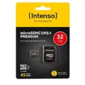 Produktbild: 6 Stk. Intenso microSDHC Card 32GB 3423480 microSD-Karten microSDHC