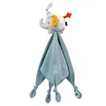 Produktbild: Fehn Schmusetuch Baby Spielzeug Elefant - Schnuffeltuch für Neugeborene - Einschlafhilfe mit „Glow-in-the-dark“ - Kuscheltier Handpuppe - Kuscheltuch Schlaftier für Babys und Kleinkinder ab 0+ Monaten