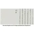Produktbild: Leitz Registerserie 13240085 DIN A4 A-Z 24Ordner Tauenpapier grau