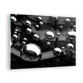Produktbild: Bilder auf Glas Chrom Metall Reflexion Glasbild 70x50cm Wandbilder Dekoration Wohnzimmer Schlafzimmer Küche Deko Klein Wanddeko Bild im Glas Wand Kunstdruck Art Modern Wall Decor GAA70x50-2525