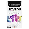 Produktbild: simplicol Textilfarbe expert Mitternacht-Schwarz | Perfekt zum Batiken und für kreative DIY-Projekte | Einfache Anwendung | Farbpulver | 150 g