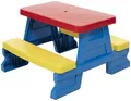 Produktbild: Dohany Kinder Sitzgruppe Picknick Sitzgarnitur Outdoor Bank Tisch Kombi blau