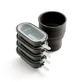Produktbild: Lékué - Eisformen 4er-Set + Schmelzbecher