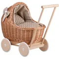 Produktbild: LILI Puppenwagen aus Weide in Naturfarbe 48x28 H26/47 cm