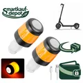 Produktbild: LED-Lenkerleuchte Wasserdicht Blinker Wiederaufladbar für Elektroroller 2 Stück