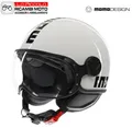 Produktbild: Momo Design Helm FGTR E2206 Classic Weiß/Schwarz Glanz Größe XS 53-54