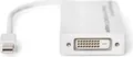 Produktbild: DIGITUS - Video- / Audio-Adapter - Mini DisplayPort männlich zu DVI-D, HDMI, DisplayPort weiblich - 20cm - Doppelisolierung - weiß - geformt, 1080p-Unterstützung, 60 Hz (DB-340509-002-W)