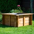 Produktbild: Hochteich Square Teich Gartenteich Terrassenteich Wasserbecken Teichfolie Kiefer