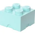 Produktbild: LEGO Storage Brick 4 aqua, Aufbewahrungsbox blau