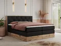 Produktbild: MKS MÖBEL Boxspringbett VENETO KING (Doppelbett, Multipocket-Matratzen, Topper T25/Visco, T30-Schaum), zwei Bettkästen und Rahmen in Eichen-Optik, Schlafzimmer, Polsterbett