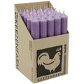 Produktbild: Stabkerzen aus Paraffin, 180/22 mm, Lavendel, KERZENFARM HAHN, Brenndauer ca. 8h, 25 Stück pro Verpackung