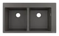Produktbild: Hansgrohe S51 Einbauspüle S510-F770 370/370 - Steingrau - 43316290