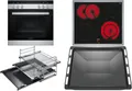 Produktbild: Siemens MKE2KA175 (edelstahl + edelst) Herdset