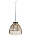 Produktbild: Solar-Hängelampe Gartenleuchte Mila warmweißes Licht Ø 26 cm Höhe 22 cm, Dehner