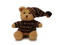 Produktbild: ES Teddybär Strick braun 21 cm Kuscheltier Plüschteddybär Stoffbär