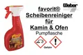 Produktbild: Scheibenreiniger 500ml (10,54€/L) favorit® für Kamin & Ofen Glasreiniger 9502031