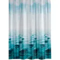 Produktbild: Ekershop Textil Duschvorhang Stein im Meer 120x200cm Weiß ink.8 Ringe