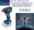 Produktbild: BOSCH GDX 18V-200 Professional Akkuschrauber/Schlagschrauber 2-in-1 NEU ! SOLO