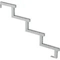 Produktbild: Plus A/S Treppenwange 4-Stufen  Schritttiefe 28 cm D 103 cm H 68 cm Feuerverzinkt