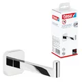 Produktbild: tesa ELEGAANT Ersatzrollenhalter für Toilettenpapier, verchromt - zur Wandbefestigung ohne Bohren, inkl. Klebelösung - 50 mm x 50 mm x 128 mm