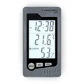 Produktbild: TROTEC Raum-Thermohygrometer BZ05 Thermometer Anzeige von Raumtemperatur Luftfeuchtigkeit Uhrzeit Datum Messbereich 0°C bis 50°C / 10% bis 90% Behaglichkeitsdiagramm Wohlfühlindikator Weckfunktion