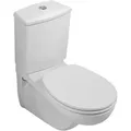 Produktbild: Tiefspül-wc-kombi O.novo 355x680x396mm Oval Wandhängend Abgang Waagerecht Weiß Alpin - Villeroy&boch