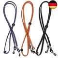 Produktbild: kuou 3 Stück Brillenband aus Leder, Universal Brillenbänder Brillenkette E