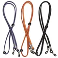 Produktbild: kuou 3 Stück Brillenband aus Leder, Universal Brillenbänder Brillenkette E