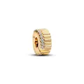 Produktbild: Pandora Charm 764078C01 Geripptes Clip-Charm Vergoldet