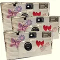 Produktbild: 3X 1A PHOTO PORST Einwegkamera Edition Butterfly, Schmetterling, mit Blitz, Batterien und Film (3er Pack, je 27 Aufnahmen)
