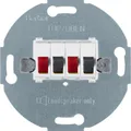 Produktbild: Berker 457309 Stereo-Lautsprecher-Anschlussdose Modul-Einsätze polarweiß/matt