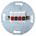 Produktbild: Berker Stereo-Lautsprecher-Anschlussdose Modul-Eins�tze polarwei�, matt 457309