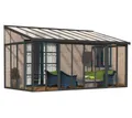 Produktbild: Palram - Canopia Wintergarten Sanremo, BxT: 556x277 cm, (1-St), 100 % UV-Schutz, 90 % Lichtdurchlässigkeit, LxBxH 277x556x310cm